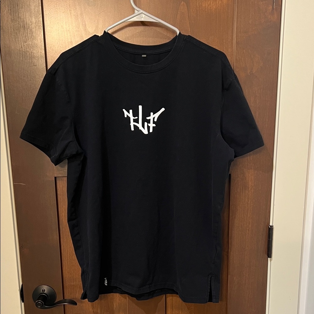 LF Black Short Sleeve Tee with White Logo
